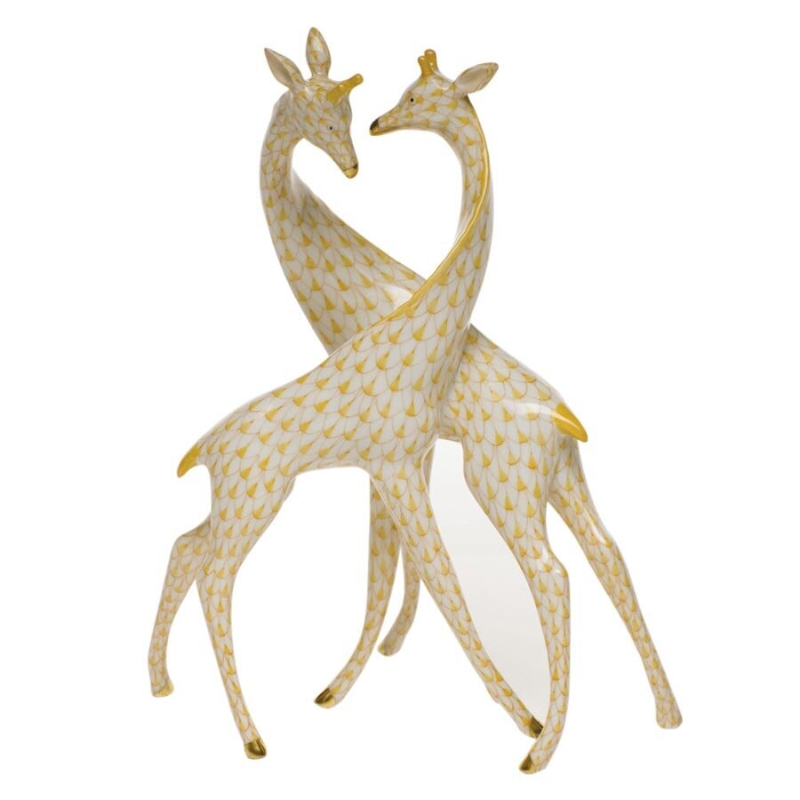 Herend Pair of Giraffes